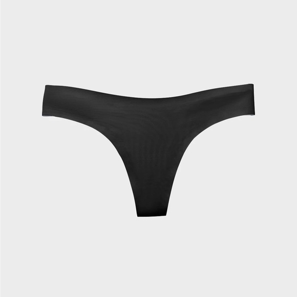 New in Box! Seamless Black Thong Panties - Picture 1 of 5